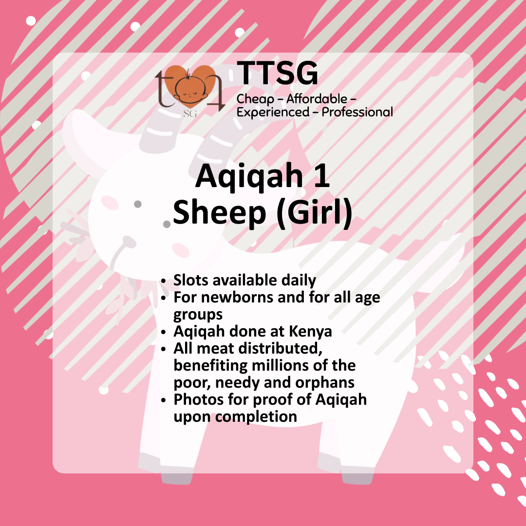 Aqiqah (Girl) – Tahnik Tahliq SG